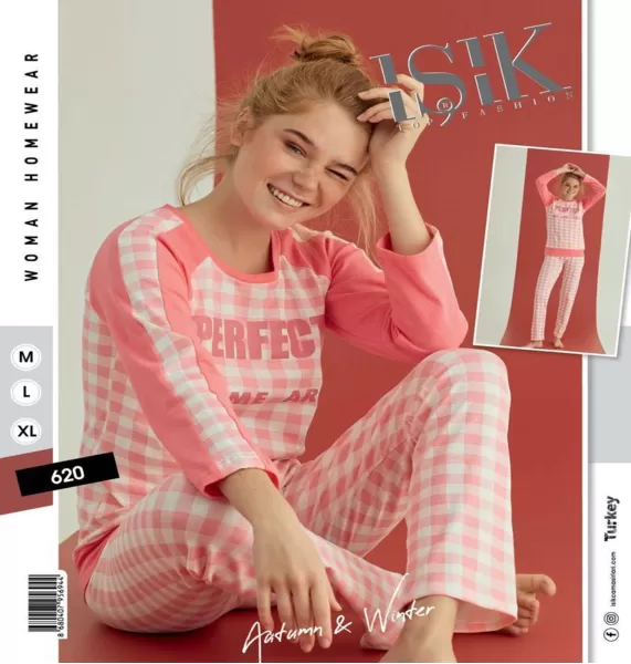 Пижама P620-48, Размер: 48, Цвет: Розовый