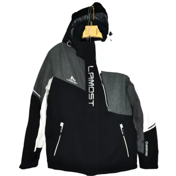 Куртка мужская LM82071-1, Цвет: Черно-белый